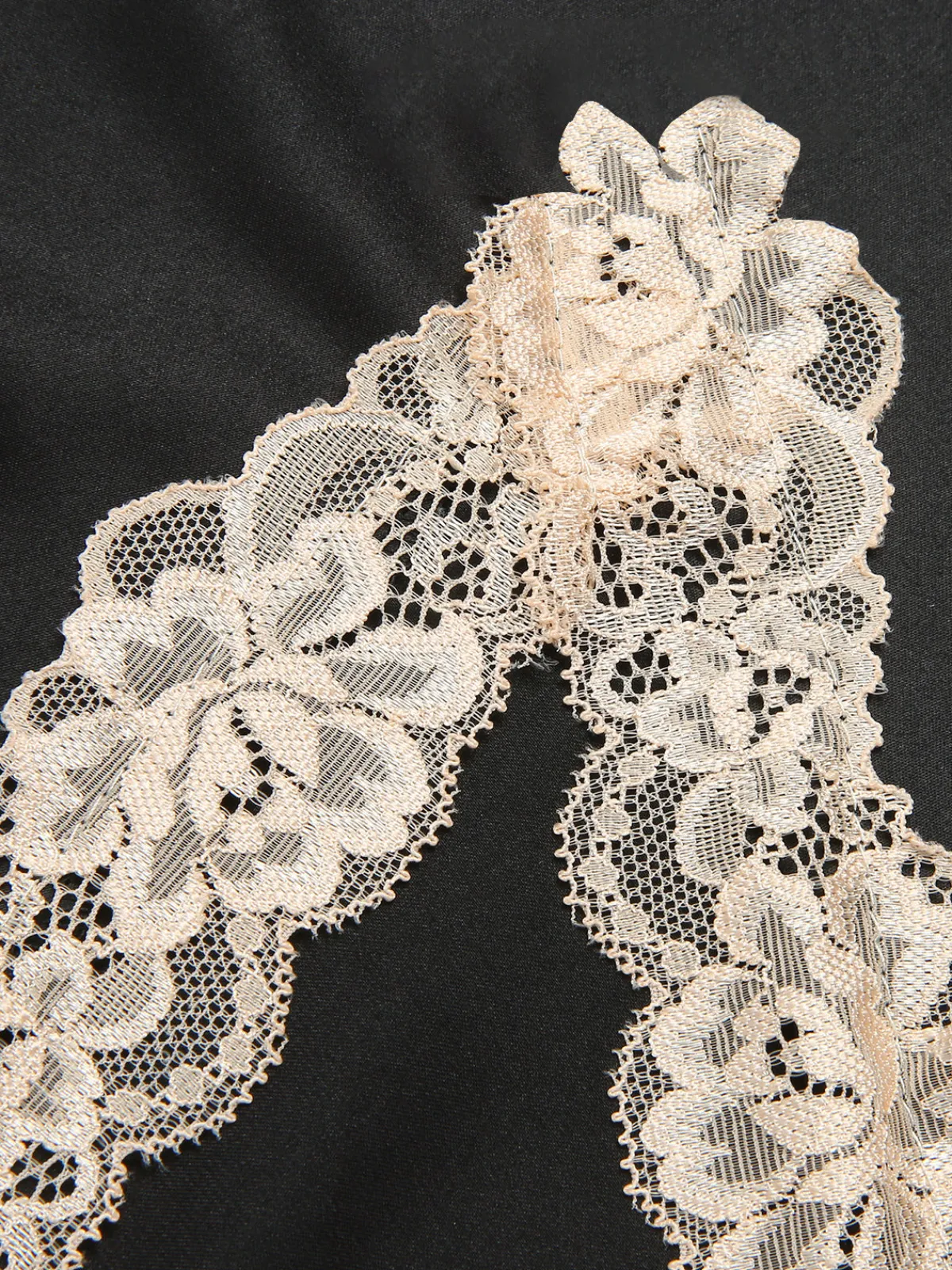 Hot Retro Stage 1950s Lace Patchwork Suspender Sleepwear