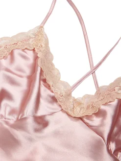 Hot Retro Stage 1950s Lace Patchwork Suspender Sleepwear