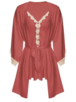 Hot Retro Stage 1950s Lace Spaghetti Strap Sleepwear