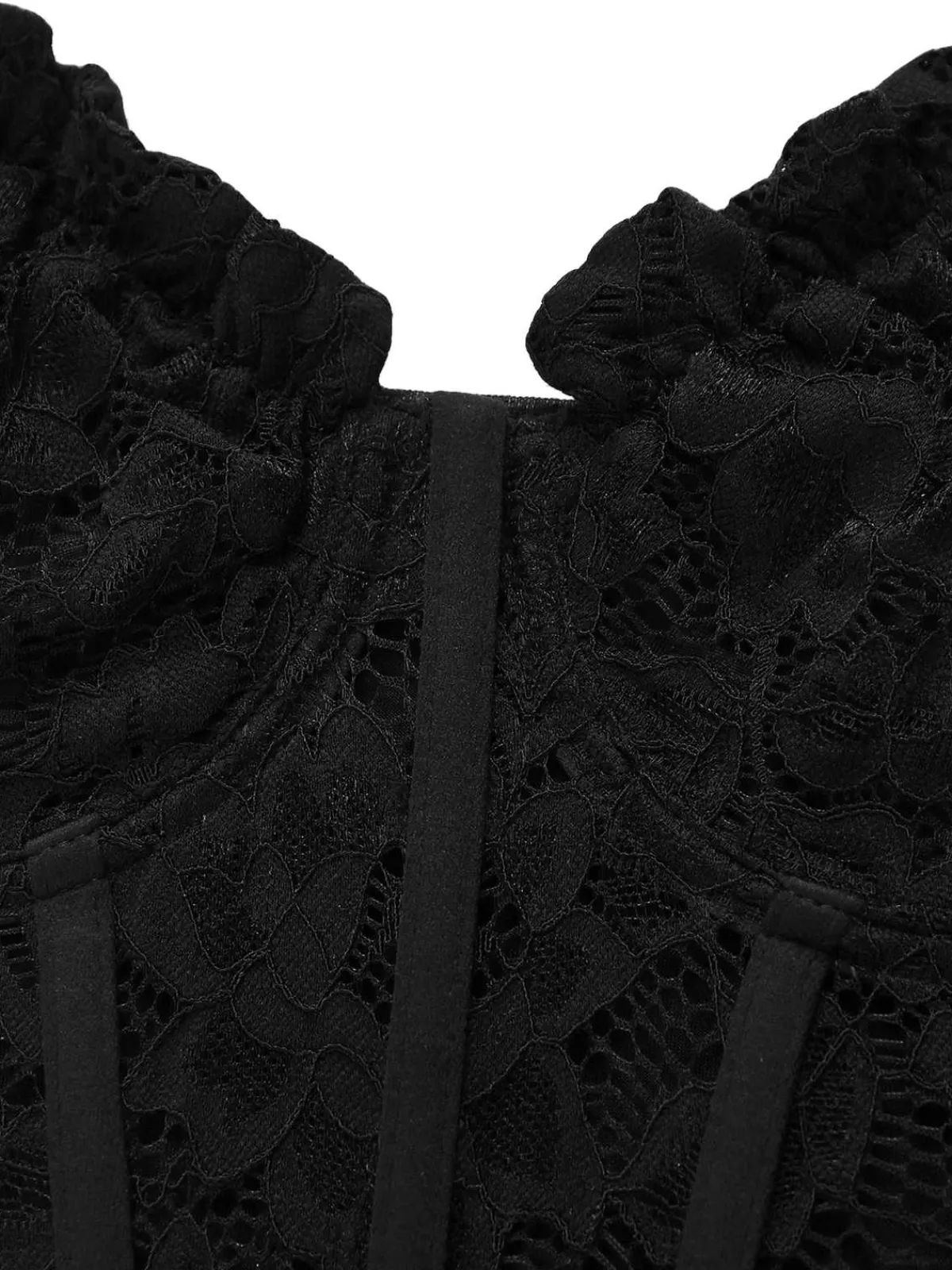 Sale Retro Stage 1960s Lace Suspender Corset Bodycon Dress