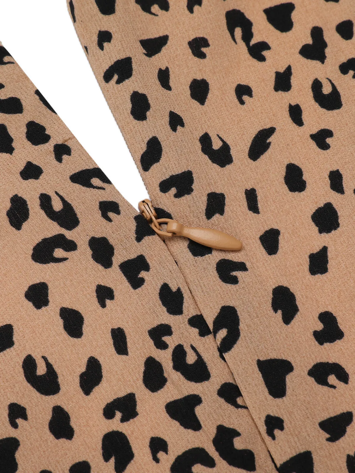 Best Retro Stage 1930s Print Mullet Sleeves V-neck Romper Leopard