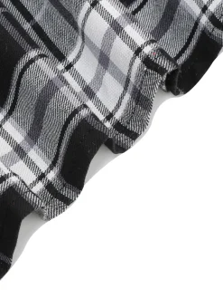 Outlet Retro Stage 1950s Long Sleeve Patchwork Swing Dress