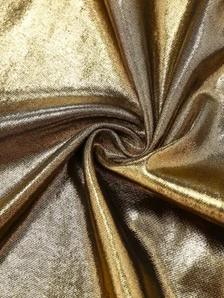 Online Retro Stage 1970s Metallic Disco Halter Belted Jumpsuit