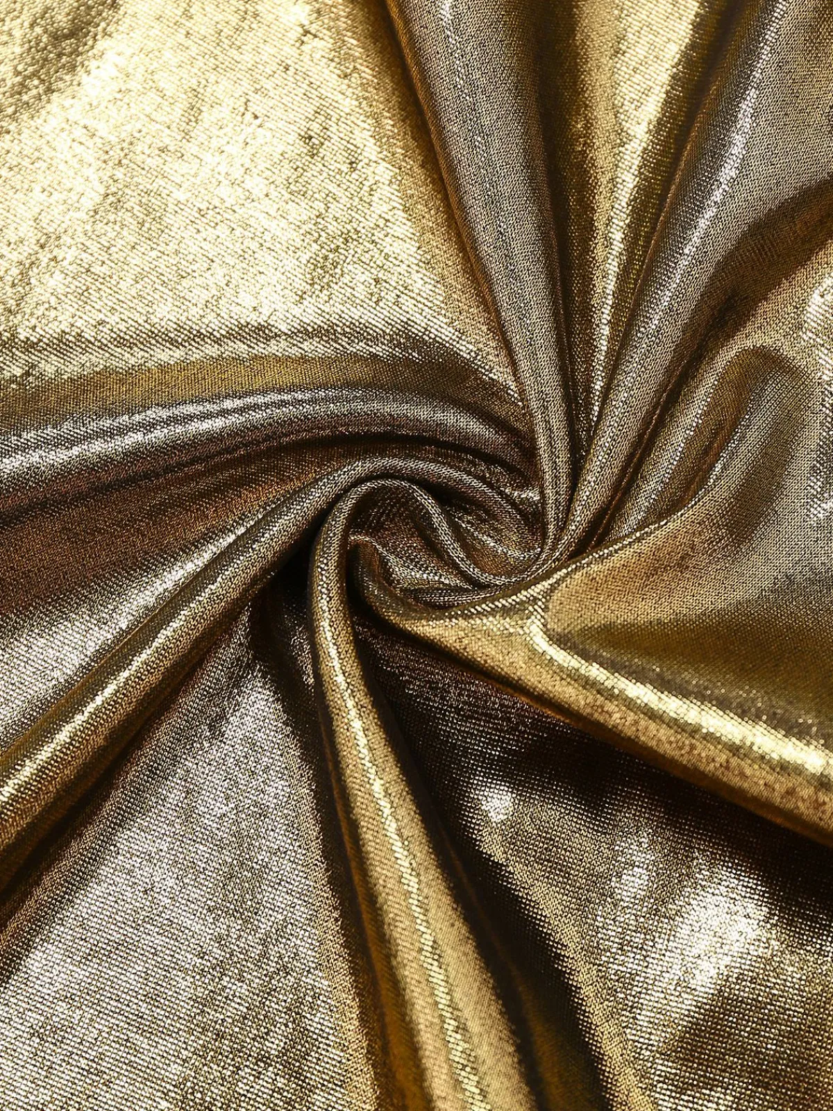 Online Retro Stage 1970s Metallic Disco Halter Belted Jumpsuit