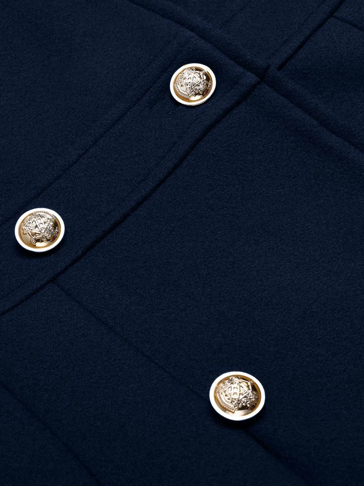 Outlet Retro Stage 1940s Notched Collar Double-Breasted Dress Coat