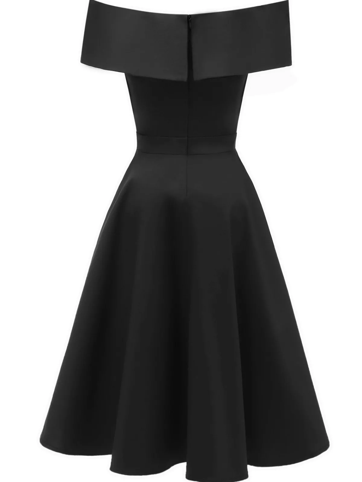 Online Retro Stage 1950s Off Shoulder Swing Dress