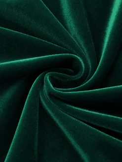 Hot Retro Stage 1960s Off Shoulder Velvet Bodycon Vintage Dress
