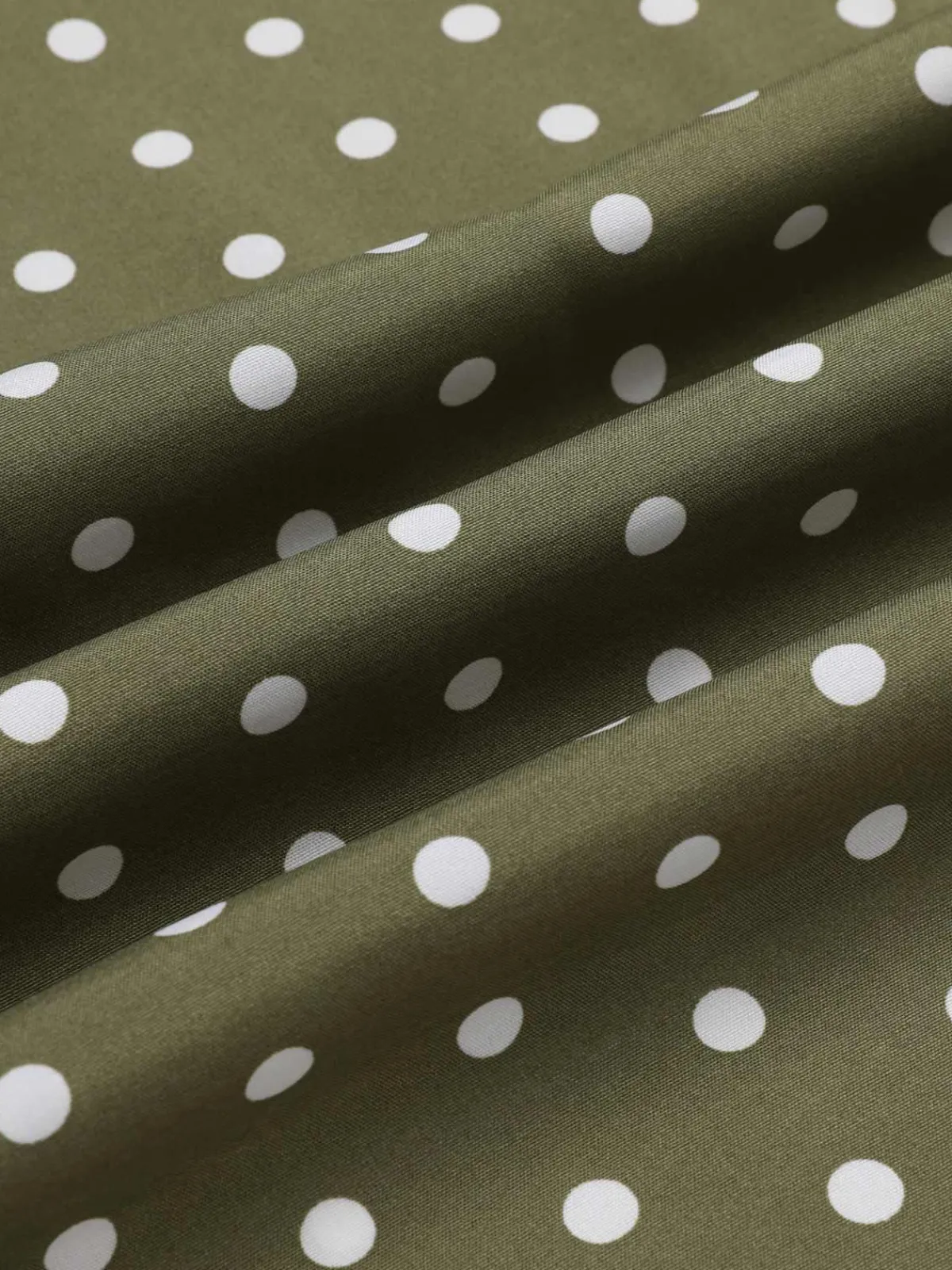 Online Retro Stage 1930s Polka Dot Belt Jumpsuit Green