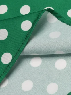 New Retro Stage 1950s Polka Dot Bow Swing Dress