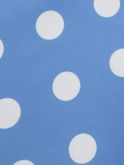 Sale Retro Stage 1950s Polka Dot Halter Swing Dress
