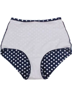 Discount Retro Stage 1950s Polka Dot Pleated Halter Bikini