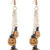 Online Retro Stage 1950s Pumpkin Halloween Earring