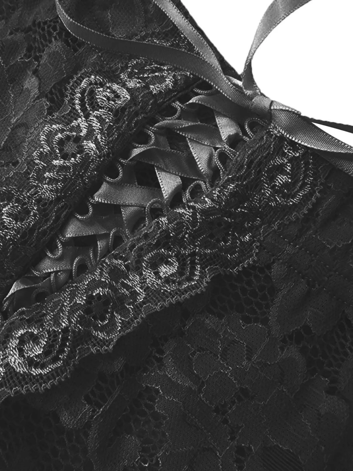 New Retro Stage 1950s Retro Lace Ruffles Capri Pants