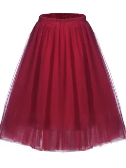 Hot Retro Stage 1950s Ruffle Petticoat Tutu Underskirt