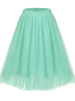 Hot Retro Stage 1950s Ruffle Petticoat Tutu Underskirt