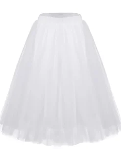 Hot Retro Stage 1950s Ruffle Petticoat Tutu Underskirt