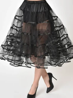 Outlet Retro Stage 1950s Ruffled Petticoat Underskirt