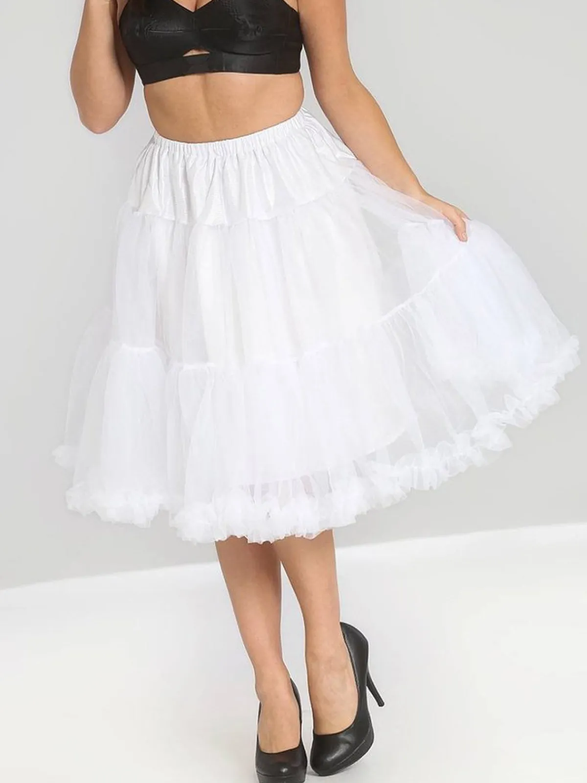Hot Retro Stage 1950s Ruffled Petticoat Underskirt