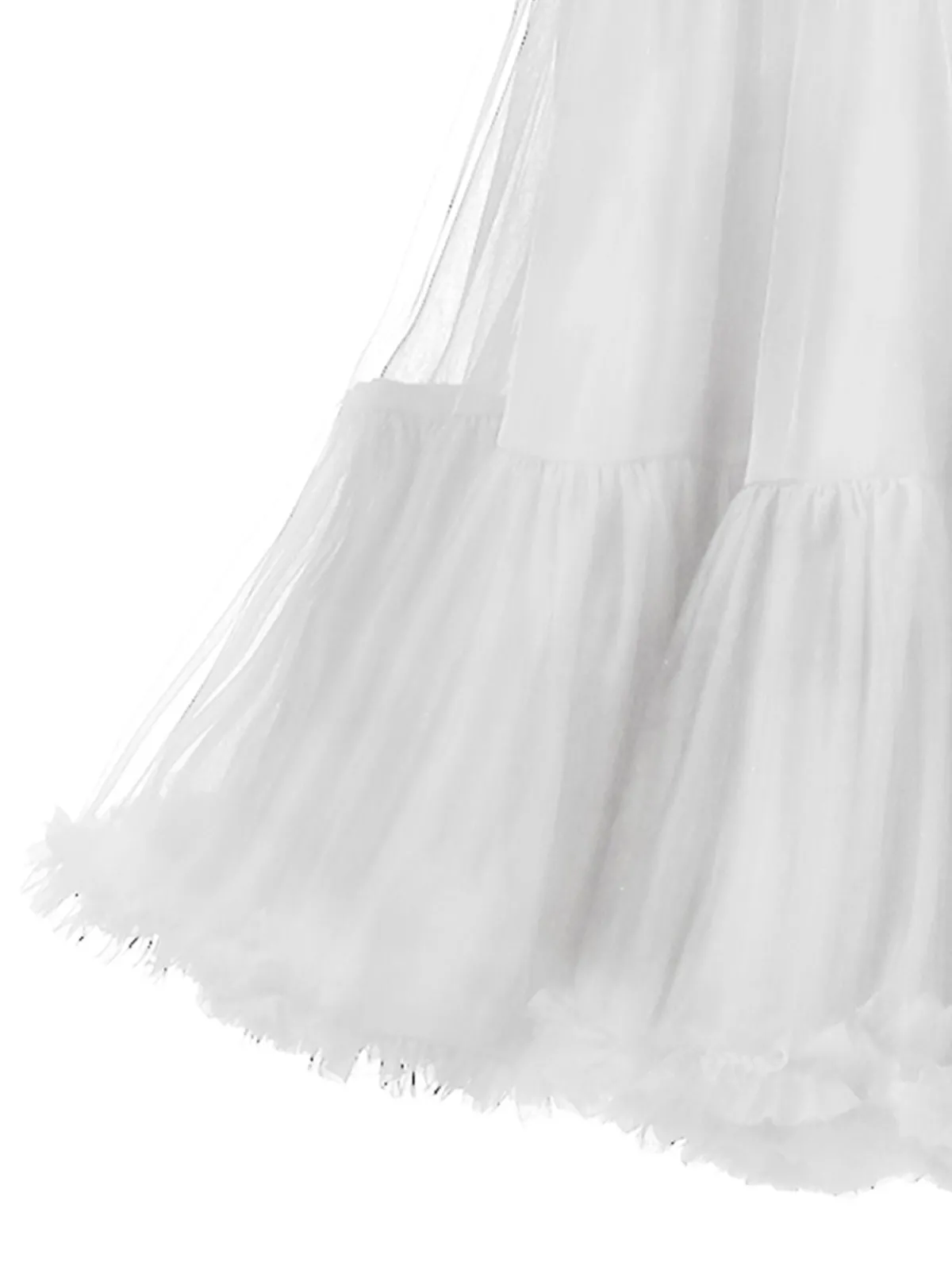 Outlet Retro Stage 1950s Ruffles Petticoat Underskirt