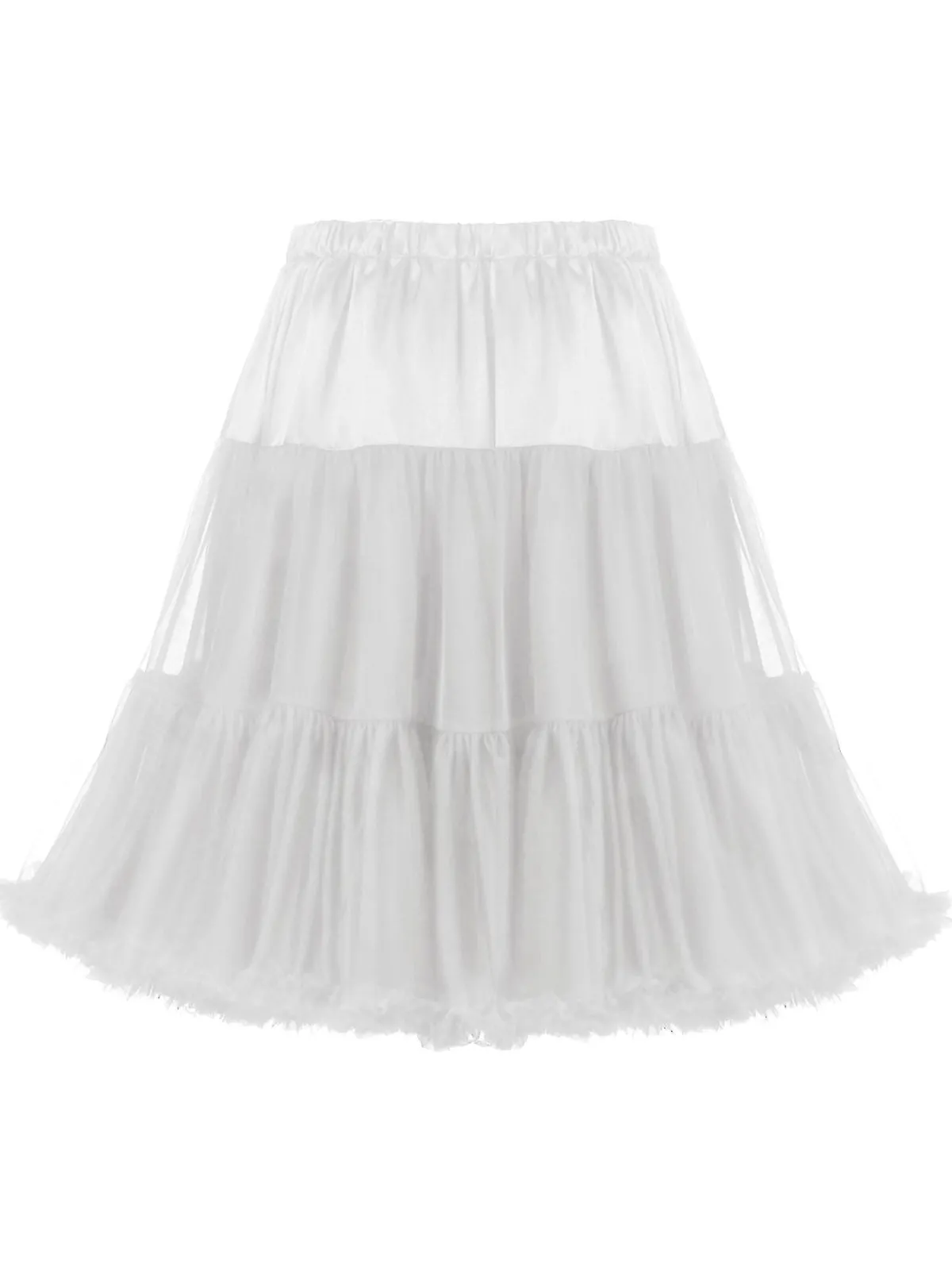 Hot Retro Stage 1950s Ruffles Petticoat Underskirt