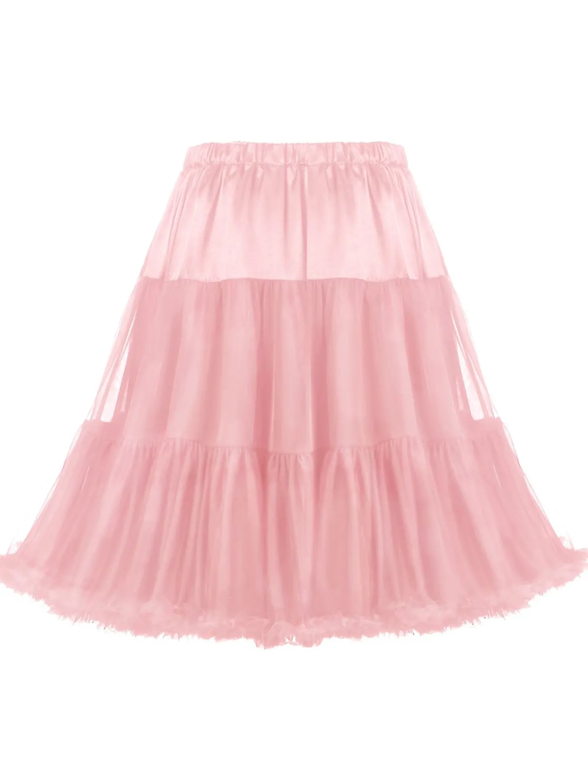 Online Retro Stage 1950s Ruffles Petticoat Underskirt