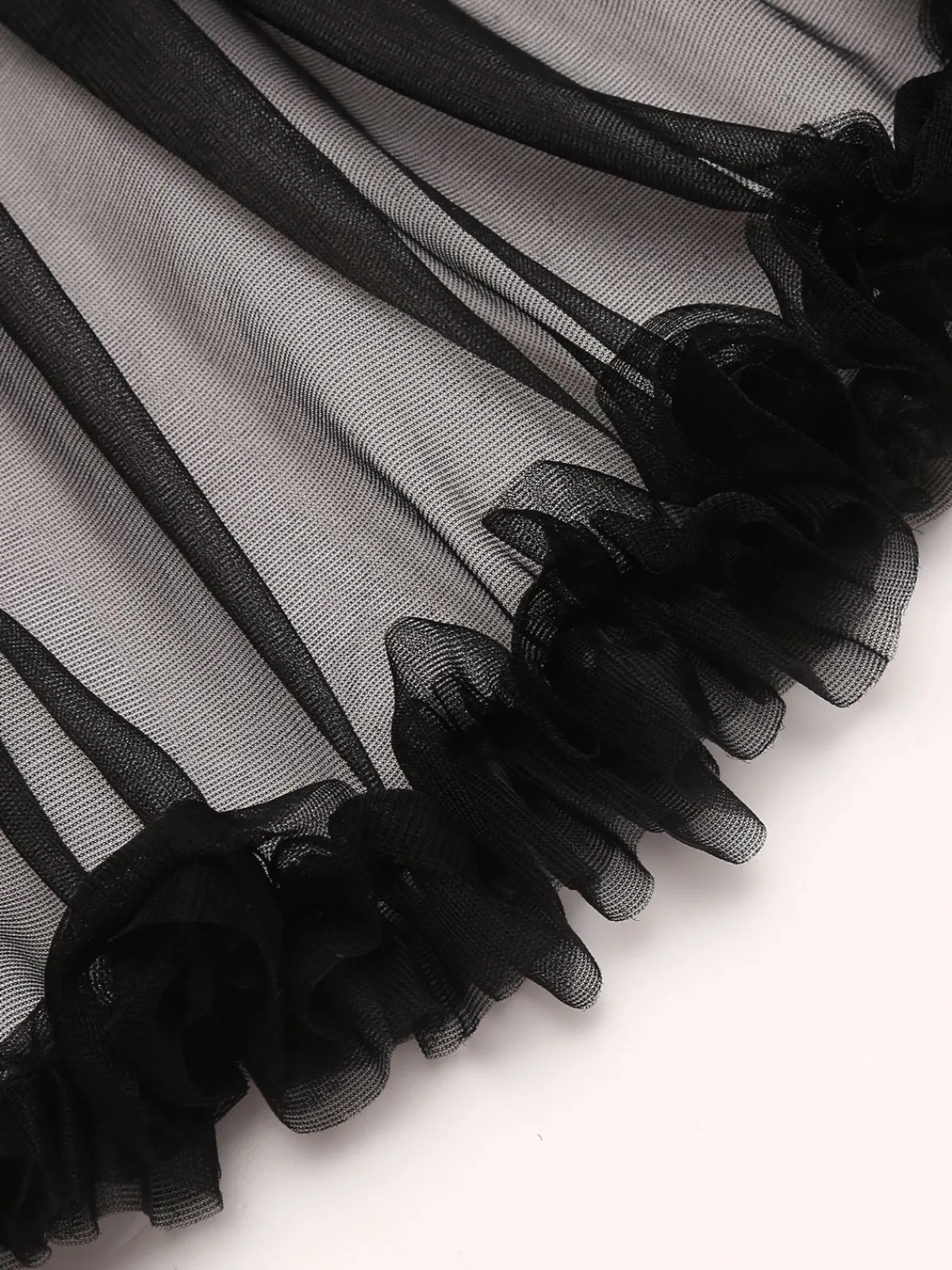 Online Retro Stage 1950s Ruffles Petticoat Underskirt