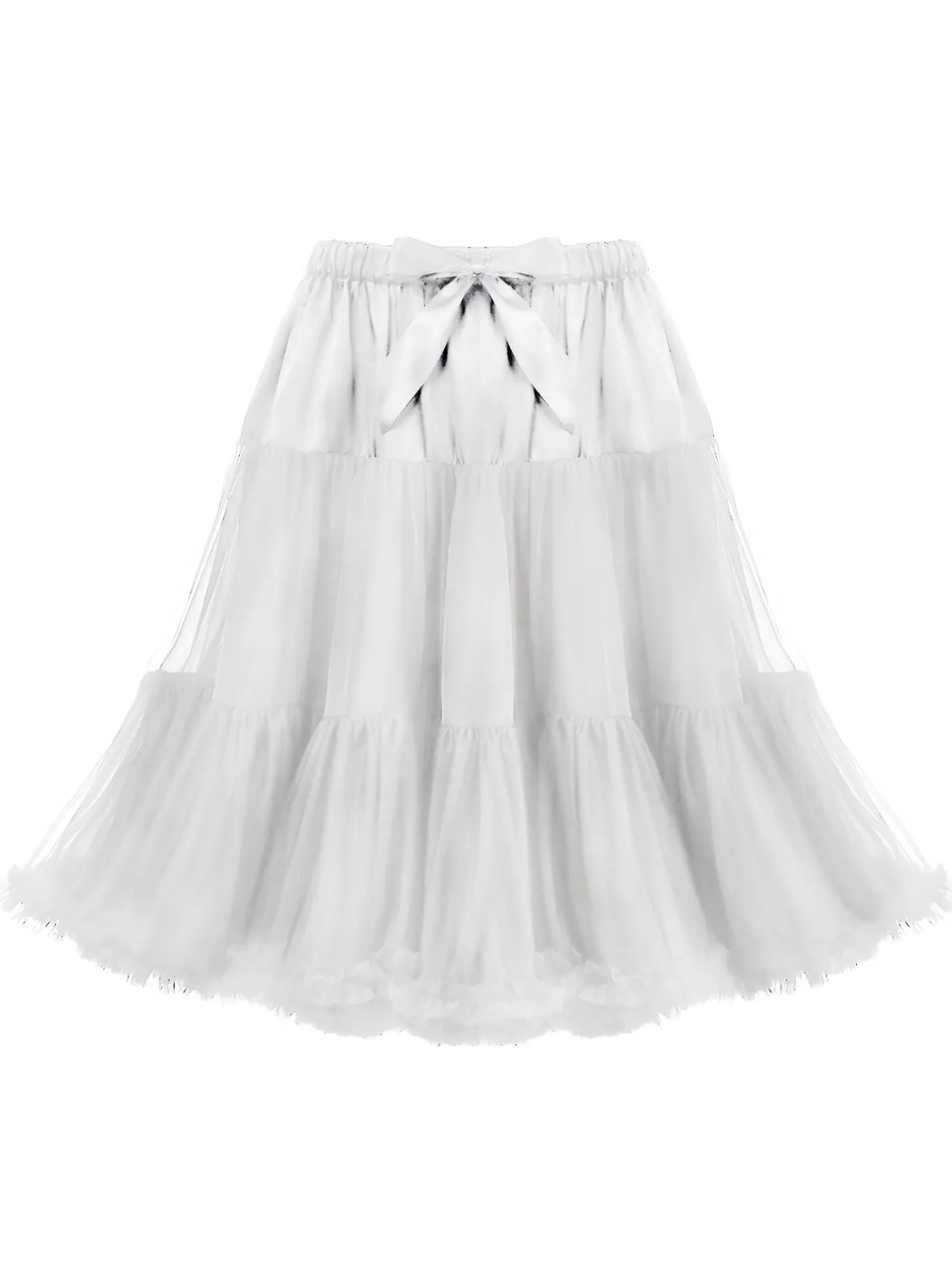 Online Retro Stage 1950s Ruffles Petticoat Underskirt
