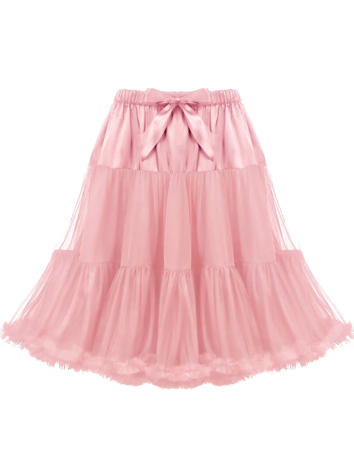 Online Retro Stage 1950s Ruffles Petticoat Underskirt