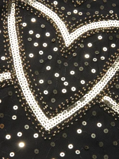 Clearance Retro Stage 1920s Sequin Beaded Tassel Gastby Dress