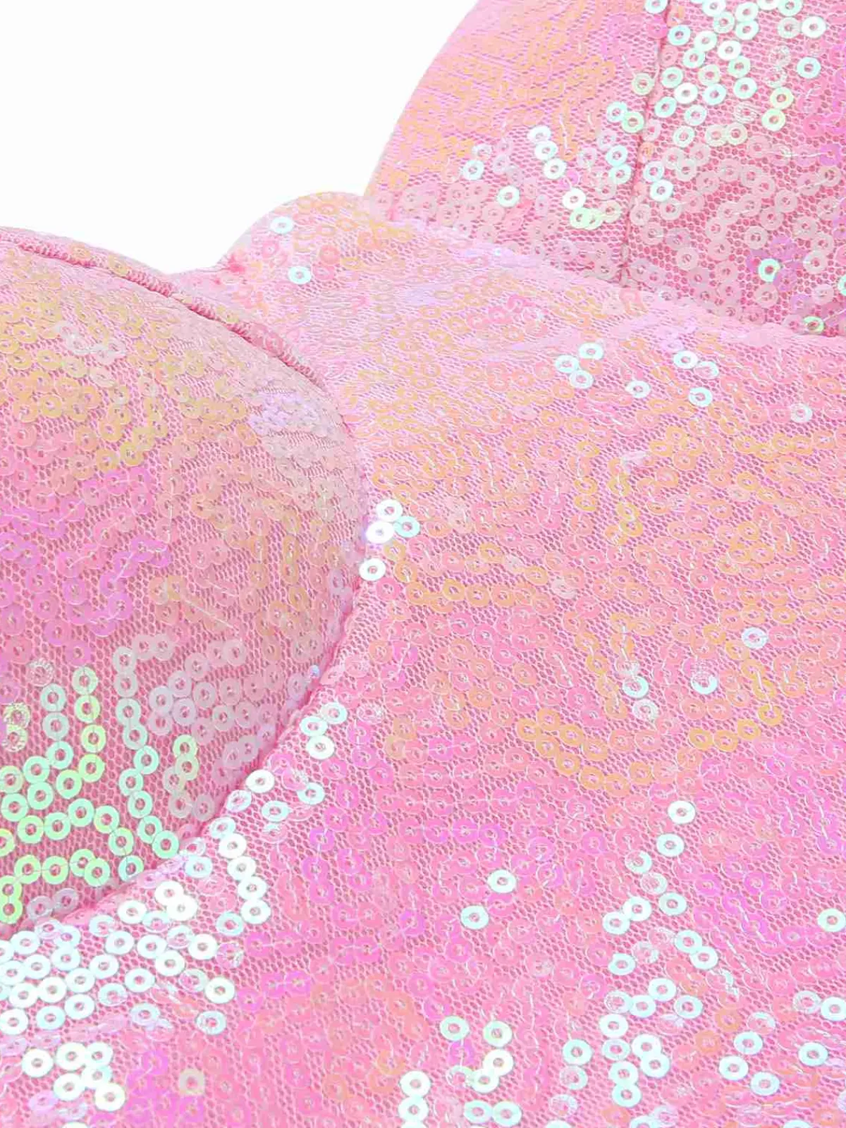 Outlet Retro Stage 1970s Sequined Feather Spaghetti Strap Dress