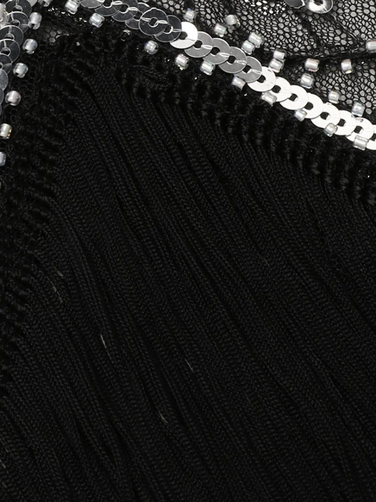 Sale Retro Stage 1920s Sequined Fringe Dress