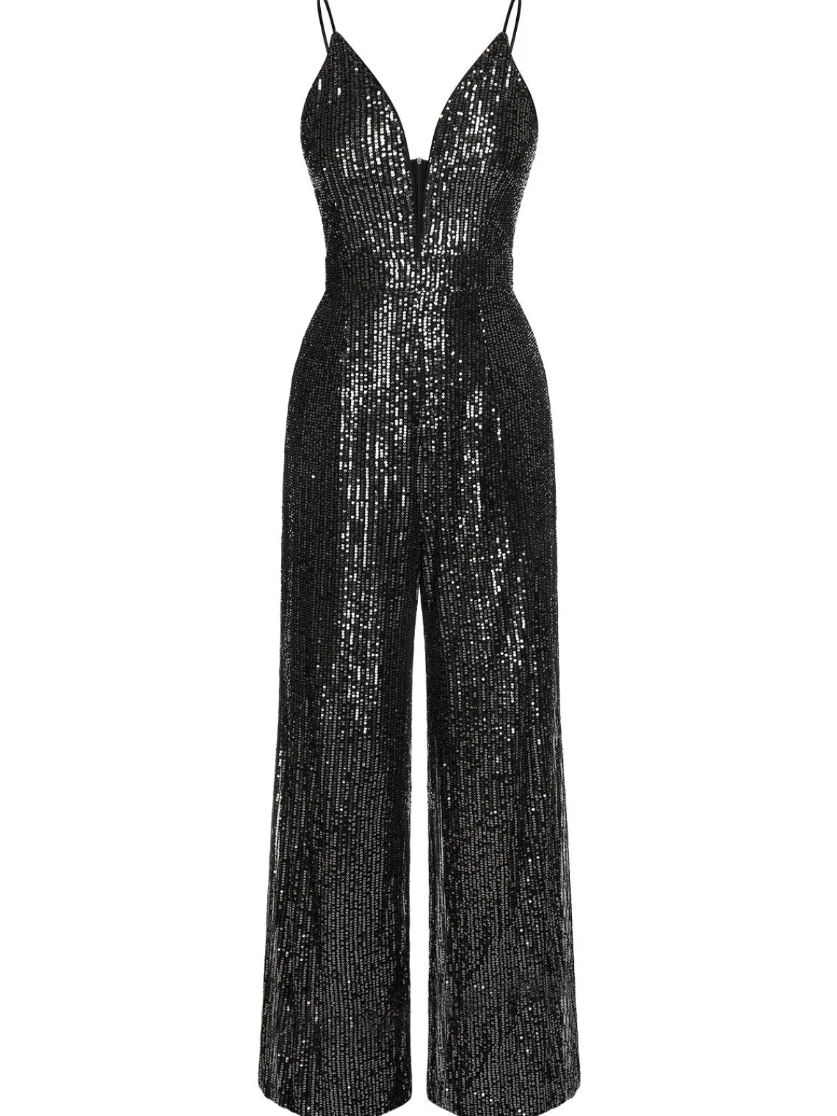 Best Retro Stage 1930s Sequined Shiny Slip Vintage Jumpsuit