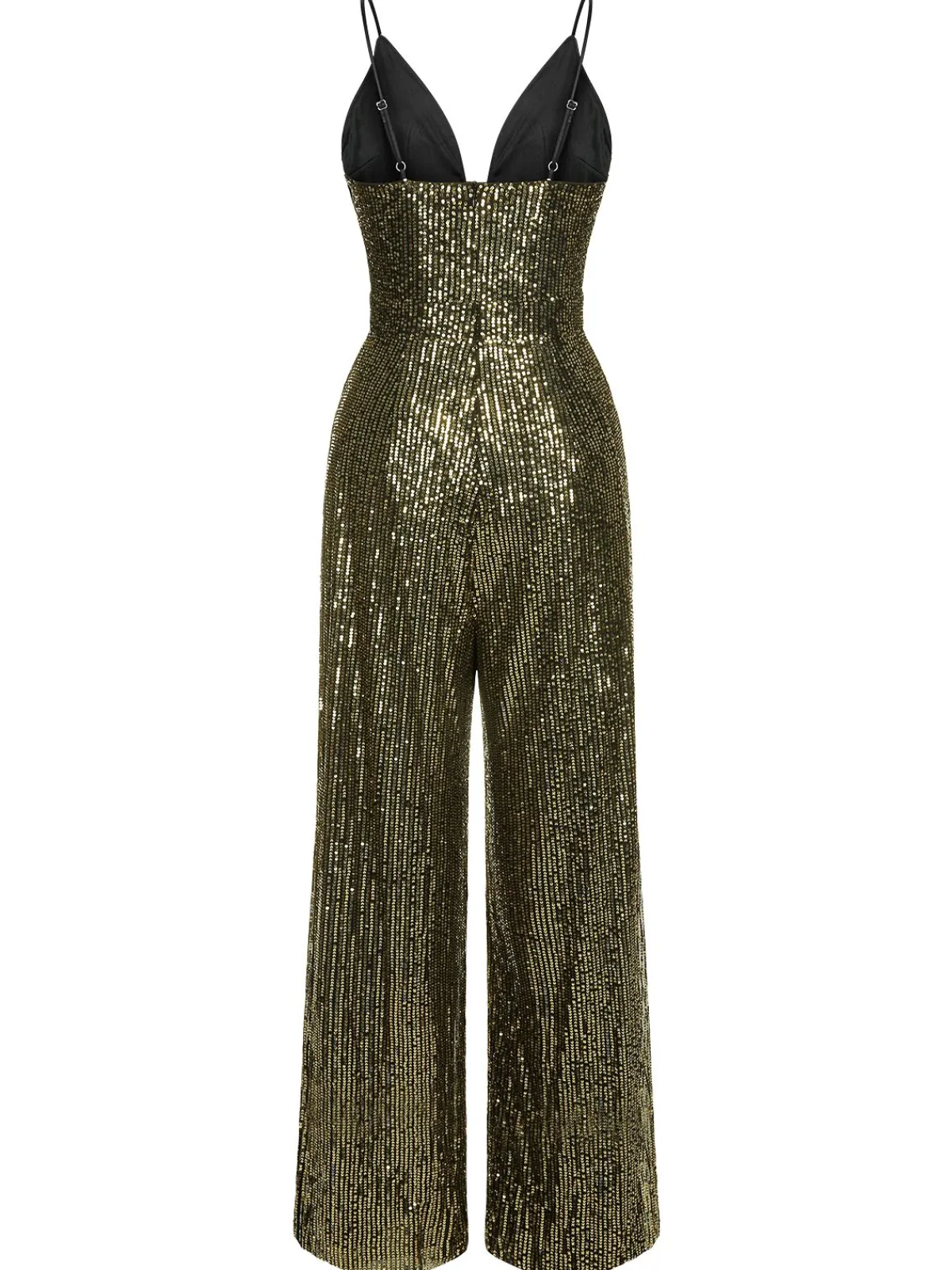 Best Retro Stage 1930s Sequined Shiny Slip Vintage Jumpsuit
