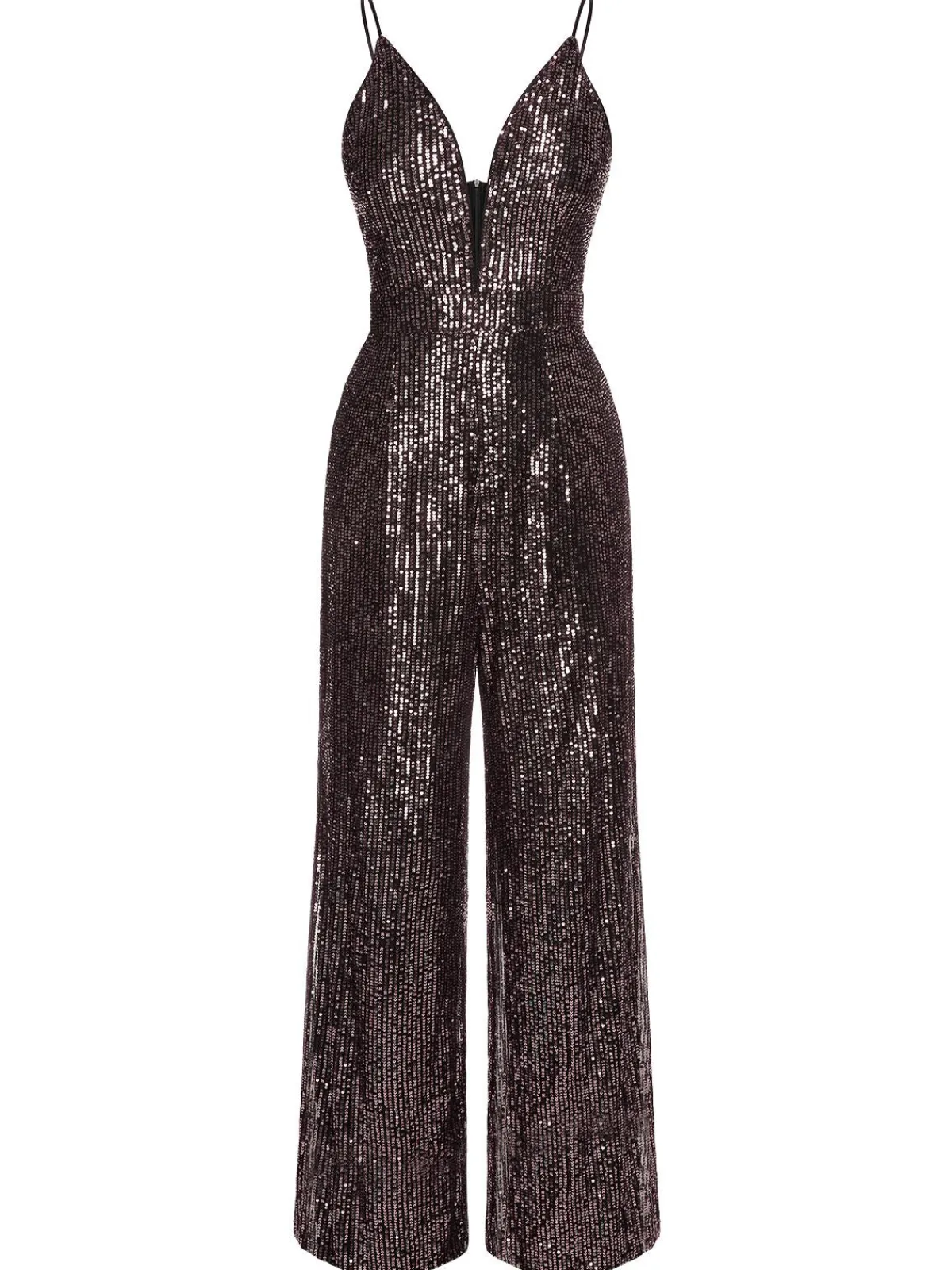 Best Retro Stage 1930s Sequined Shiny Slip Vintage Jumpsuit