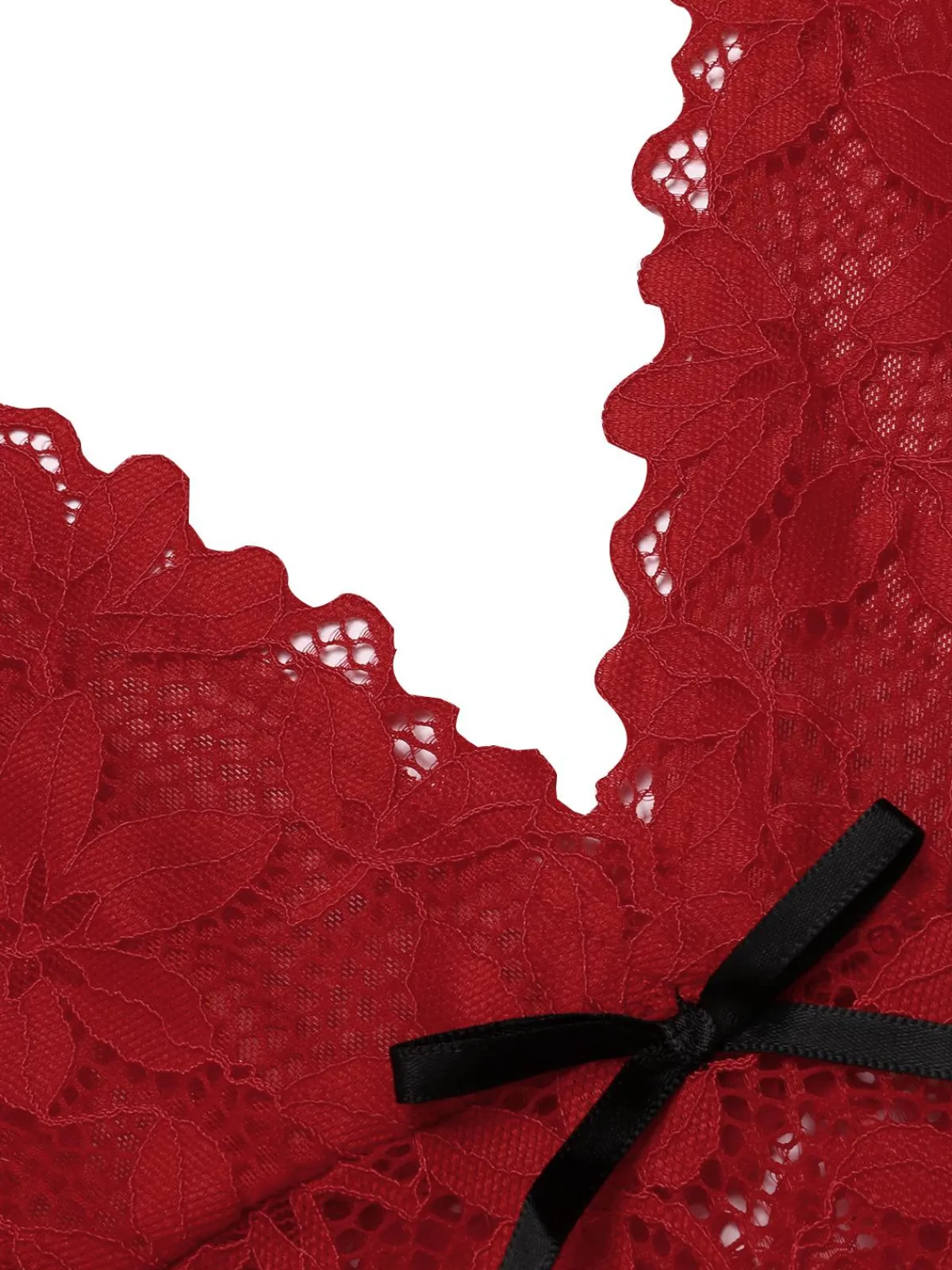 Best Retro Stage 1930s Sheer Lace Spaghetti Straps Nightgown
