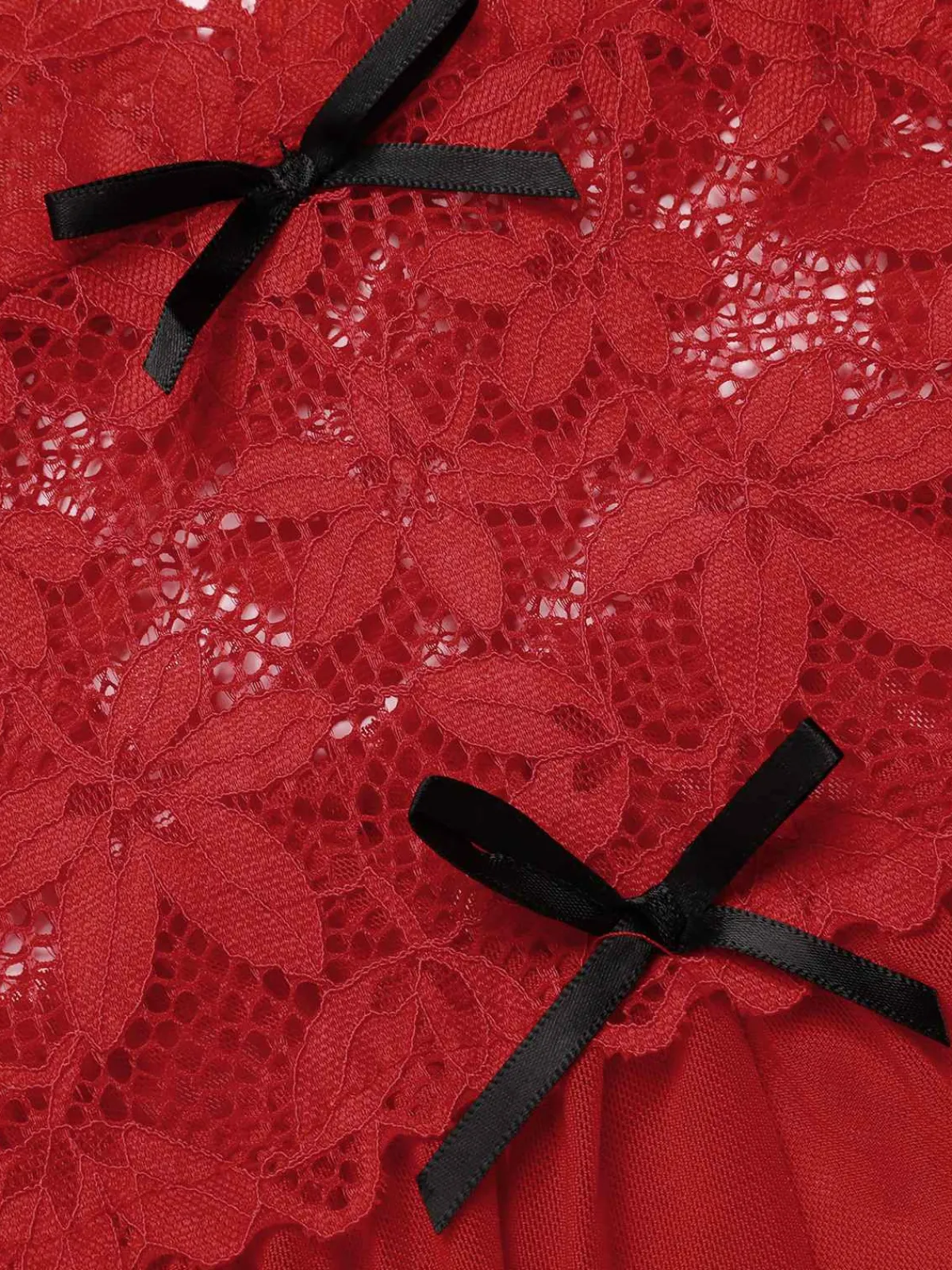 Best Retro Stage 1930s Sheer Lace Spaghetti Straps Nightgown