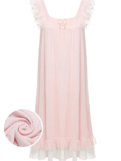 Fashion Retro Stage 1950s Small Flying sleeves Babydoll Sleepwear