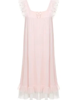 Fashion Retro Stage 1950s Small Flying sleeves Babydoll Sleepwear