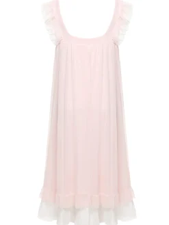 Fashion Retro Stage 1950s Small Flying sleeves Babydoll Sleepwear