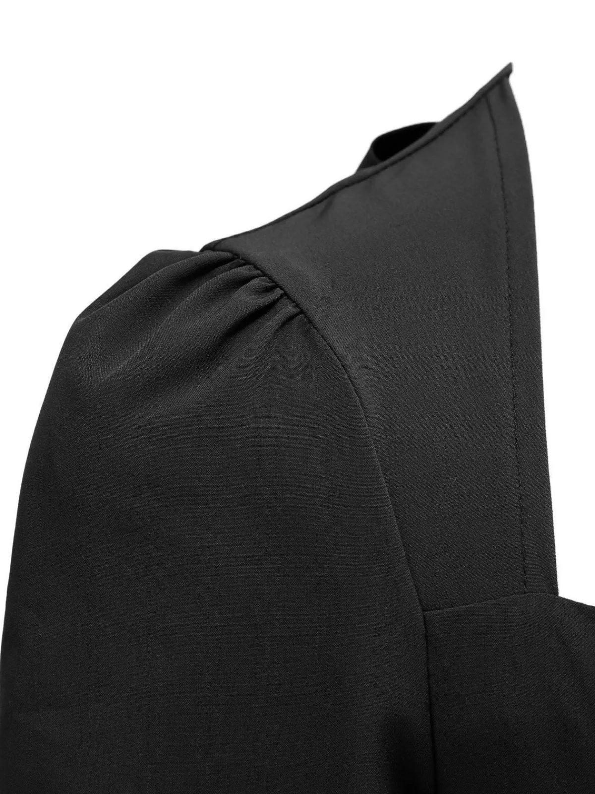 New Retro Stage 1950s Solid 3/4 Sleeve Dress