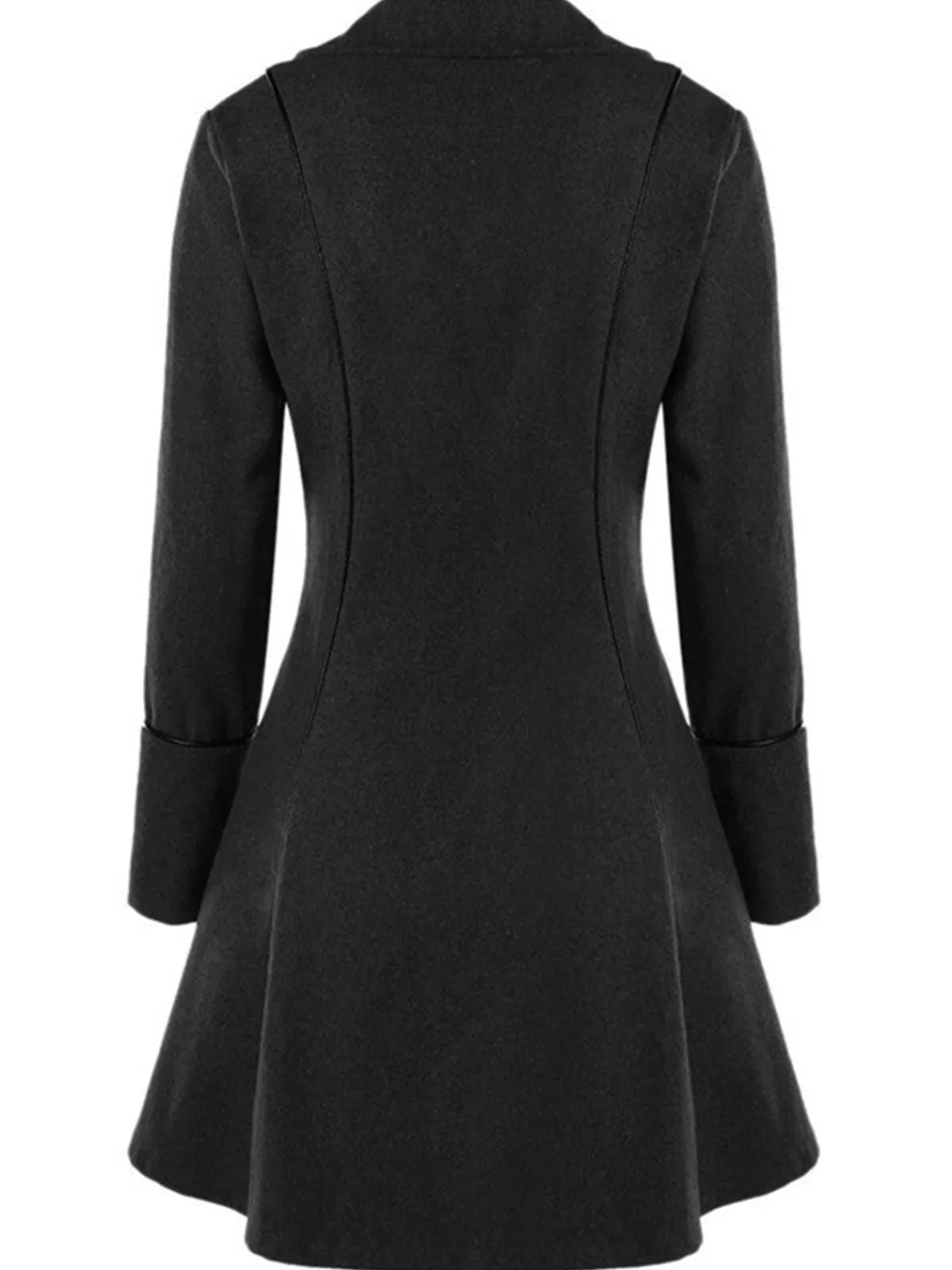Hot Retro Stage 1950s Solid Button Lace Coat