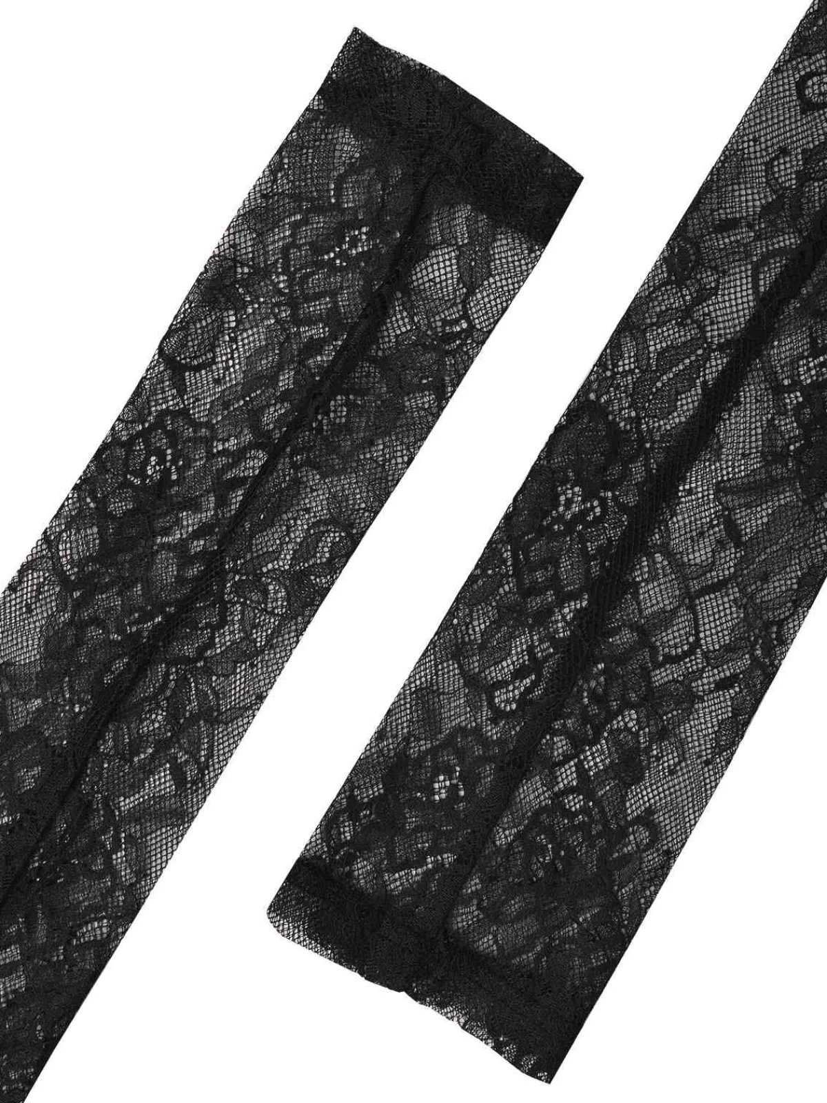 Best Retro Stage 1930s Solid Lace Patchwork Velvet Fishtail Dress