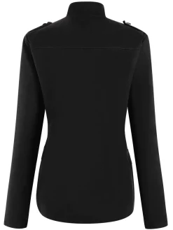 Online Retro Stage 1950s Solid Stand Collar Double Breasted Coat