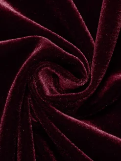 Best Retro Stage 1940s Solid Waist Tie V-Neck Velvet Jumpsuit