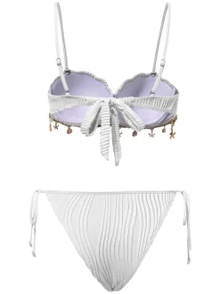 Fashion Retro Stage 1950s Spaghetti Strap Beach Seashell Starfish Bikini