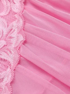 Clearance Retro Stage 1970s Spaghetti Strap Lace Sheer Sleepwear