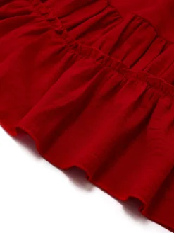 Sale Retro Stage 1950s Spaghetti Strap Lace-Up Backless Skater Dress