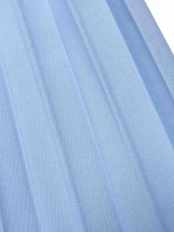 Best Retro Stage 1940s Stand Collar Solid Pleated Dress