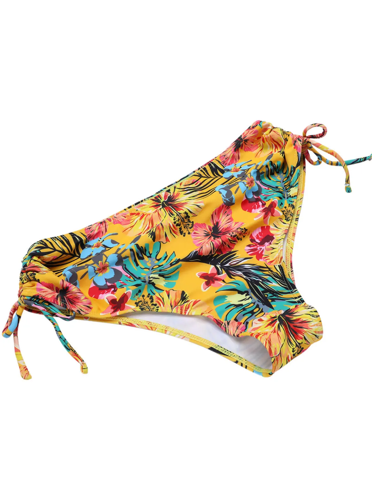 Sale Retro Stage 1960s Tropical Halter Bikini Set & Cover-Up