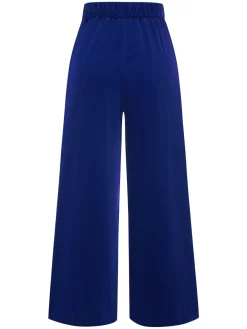 Best Retro Stage 1950s Velvet High-Waist Solid Pants